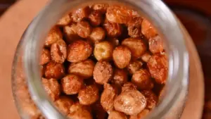 盛り上がって干からびたレーズンの俯瞰