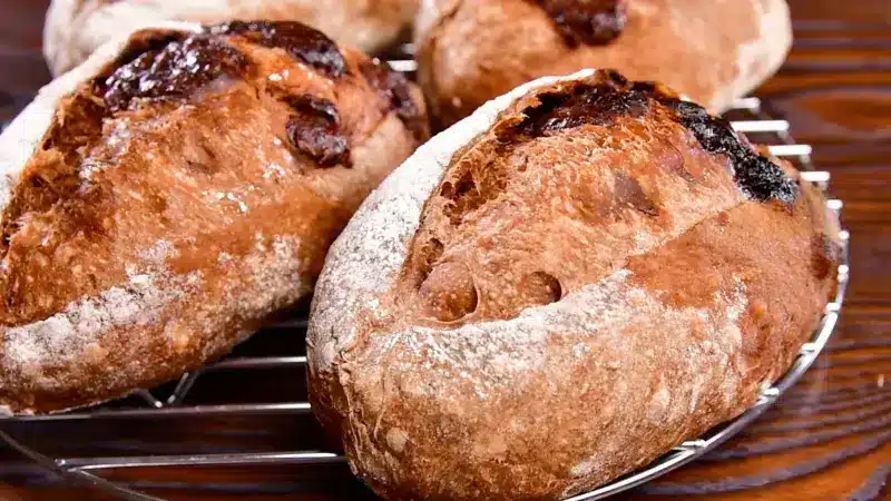 焼き上がった本格的なショコラフランスの完成イメージ